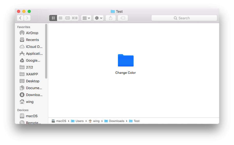 Người dùng hoàn toàn có thể thay đổi màu sắc thư mục trên hệ điều hành macOS.