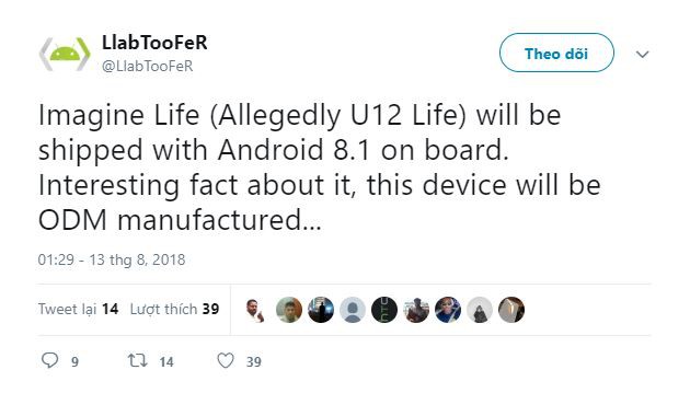 HTC U12 Life sẽ ra mắt với chip Snapdragon 636 và Android 8.1 Oreo (ảnh 1)