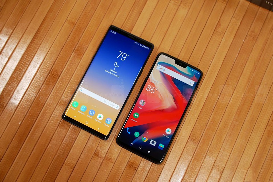 Samsung Galaxy Note 9 vs OnePlus 6