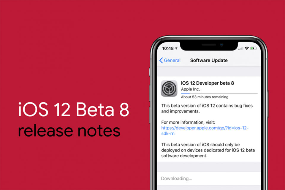iOS 12 beta 8