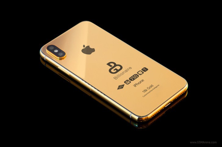 Phiên bản iPhone X mạ vàng giá gần 130,000 USD (ảnh 2)