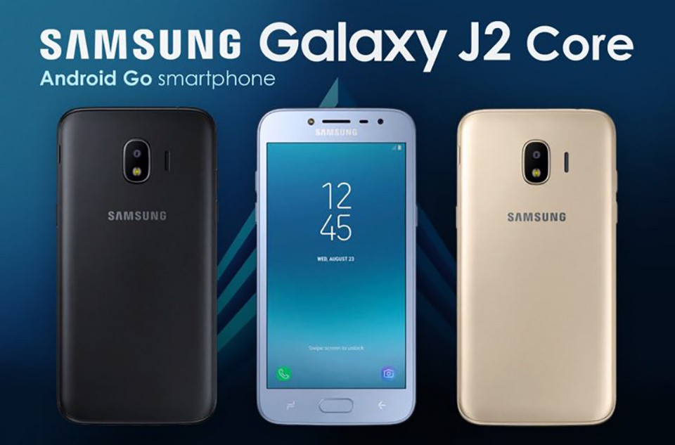 Galaxy J2 Core ra mắt