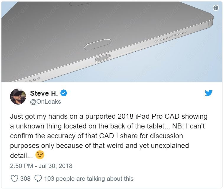 Chưa ra mắt, iPad Pro 2018 đã rò rỉ ảnh ốp lưng chi tiết 2
