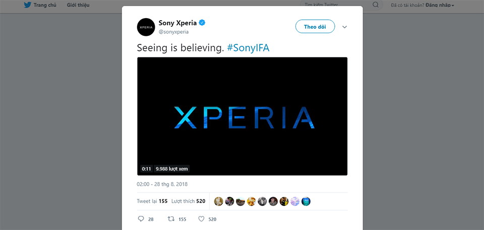 Sony tung teaser mới