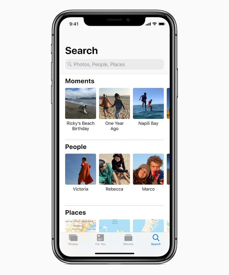 Công cụ tìm kiếm trong ứng dụng Photos trên iOS 12 sẽ trở nên mạnh mẽ hơn.