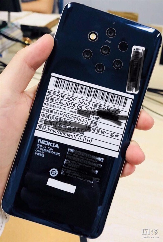 Nokia 9 rò rỉ ảnh thực tế 