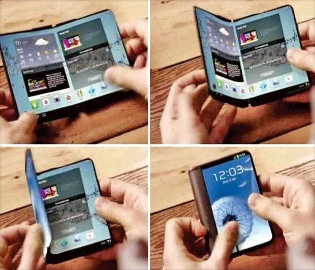 Rò rỉ kích thước màn hình của martphone màn hình gập Galaxy F