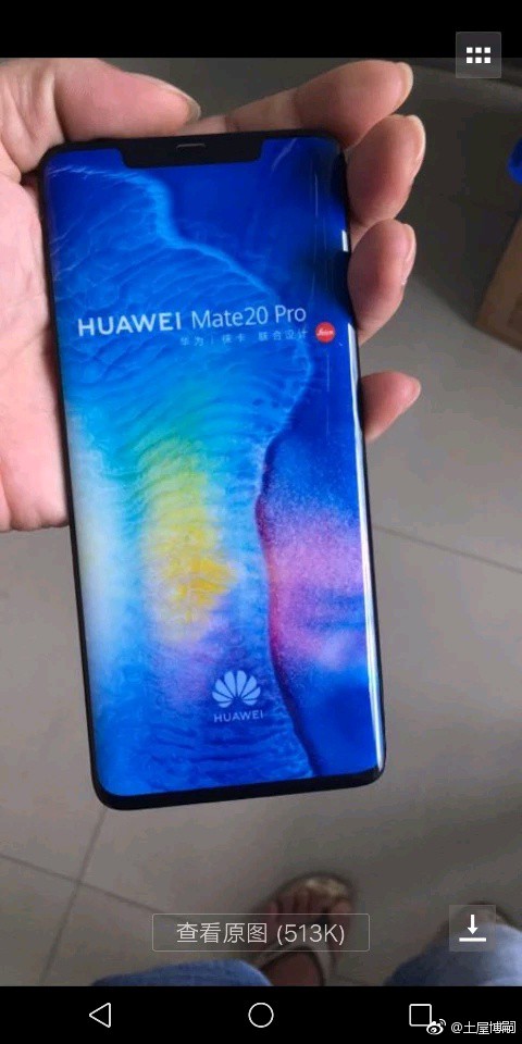 Ảnh mô hình Huawei Mate 20 Pro