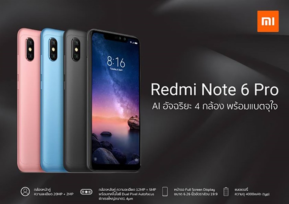 Xiaomi Redmi Note 6 Pro ra mắt (ảnh 3)