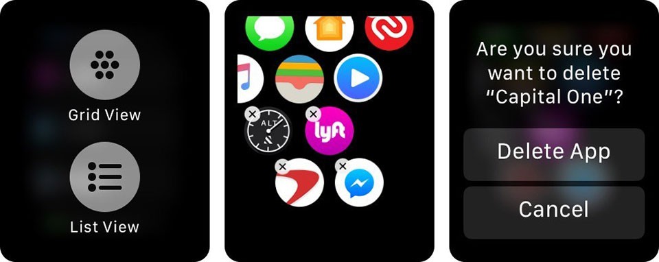 Cách xóa ứng dụng trên Apple Watch