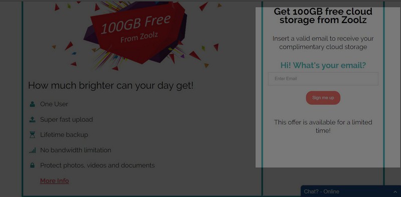  Nhận 100 GB miễn phí từ Zoolz, lưu trữ trọn đời với tốc độ cực nhanh