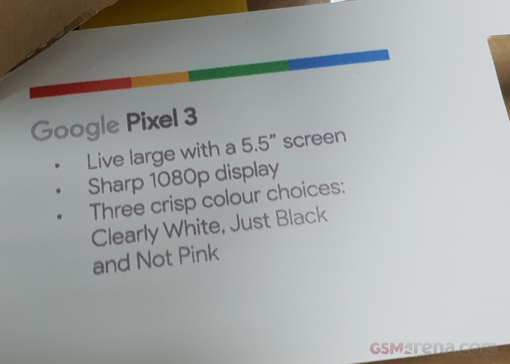 Cấu hình Google Pixel 3