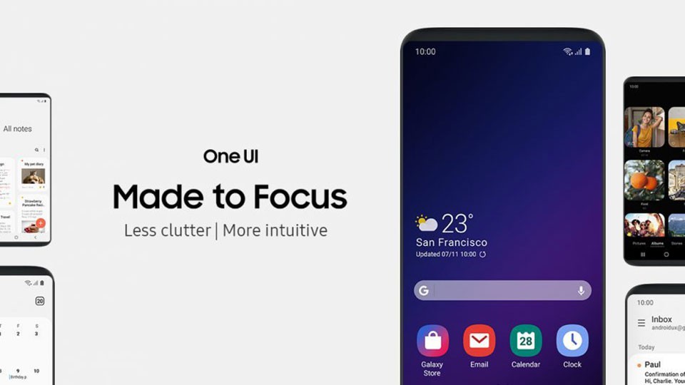 Samsung làm mới giao diện của mình với One UI