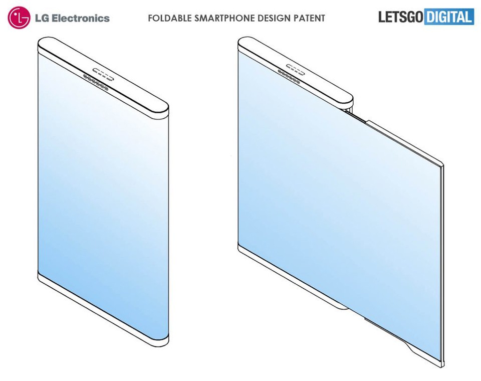 Bằng sáng chế của LG về smartphone màn hình uốn dẻo (ảnh 1)