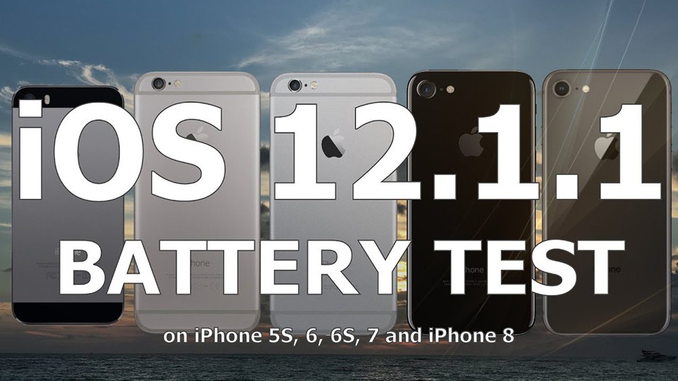So sánh thời lượng pin iOS 12.1.1 và iOS 12.1