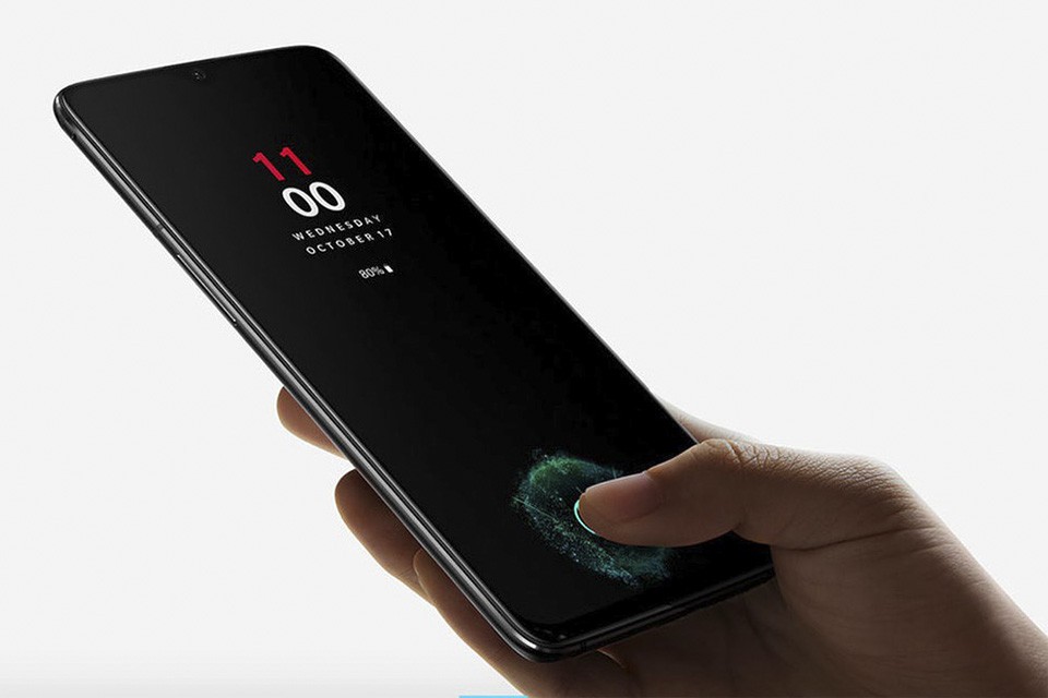 cảm biến vân tay trong màn hình LG G8