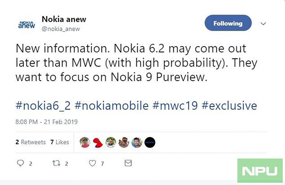 Nokia 6.2 có thể không ra mắt tại MWC 2019