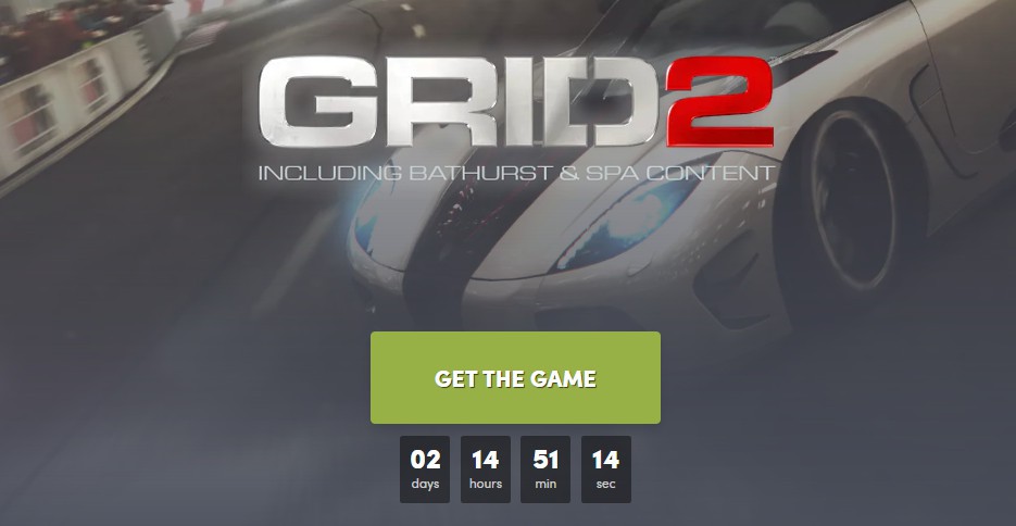 Miễn phí game GRID 2