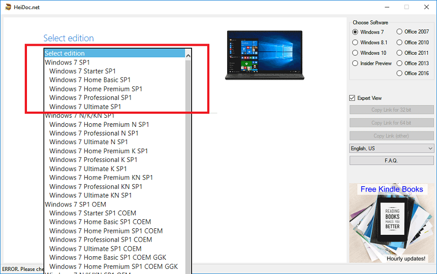 Mách bạn cách tải Windows 7 bản chính thức từ Microsoft 3