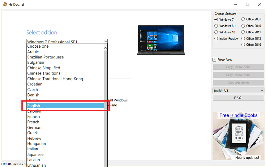Mách bạn cách tải Windows 7 bản chính thức từ Microsoft 5