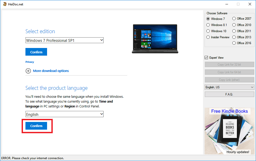 Mách bạn cách tải Windows 7 bản chính thức từ Microsoft 6
