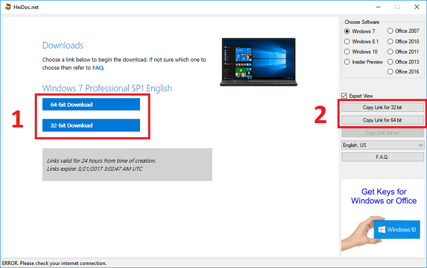 Mách bạn cách tải Windows 7 bản chính thức từ Microsoft 7