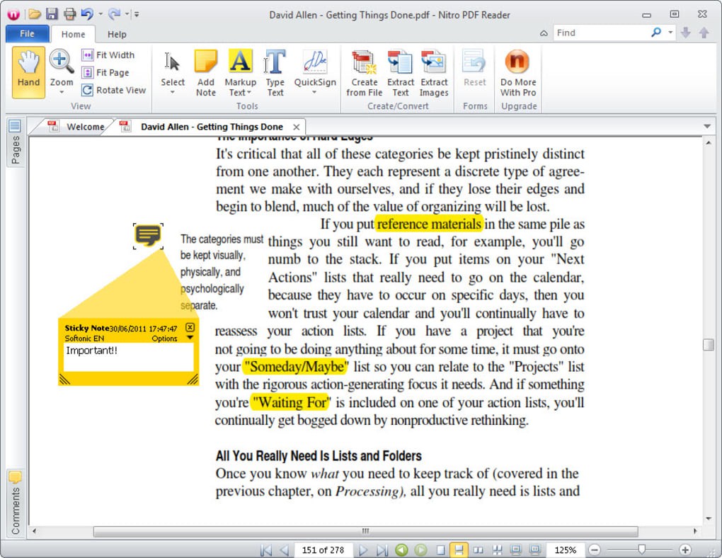 phần mềm đọc file PDF Nitro PDF Reader