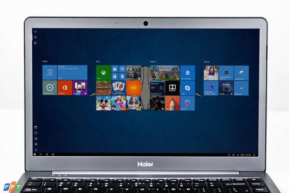 Haier S1 HR-13M: Laptop siêu mỏng - nhẹ, màn hình đẹp, giá “hạt dẻ” chỉ 5 triệu đồng! (ảnh 3)