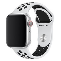 Dây đeo Apple Watch Nike Sport Band 40mm Pure Platinum/Black - S/M & M/L