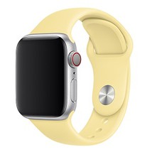 Dây đeo Apple Watch 40mm cao su Lemon Cream