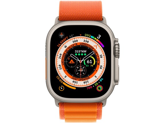 Apple Watch Ultra GPS + Cellular 49mm viền Titanium, dây Alpine Loop Medium
