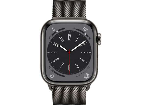 Apple Watch Series 8 GPS + Cellular 41mm viền thép, dây thép