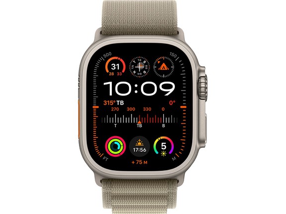 Apple Watch Ultra 2 GPS + Cellular 49mm viền Titanium Dây Alpine Loop cỡ vừa
