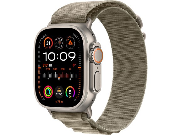 Apple Watch Ultra 2 GPS + Cellular 49mm viền Titanium Dây Alpine Loop cỡ vừa