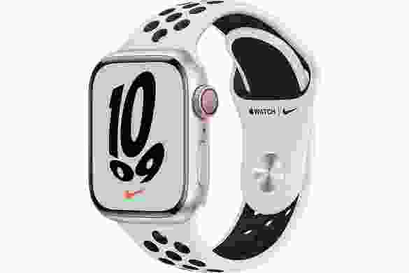 Apple Watch Nike Series 7: Apple Watch Nike Series 7 được thiết kế kết hợp giữa tính năng thông minh và phong cách thể thao. Đồng hồ thông minh này có thể giúp bạn truy cập nhanh chóng các hoạt động thể thao yêu thích của mình, từ chạy bộ đến leo núi. Bên cạnh đó, với màn hình rộng và sắc nét, nó sẽ làm bạn say mê ngay từ cái nhìn đầu tiên.