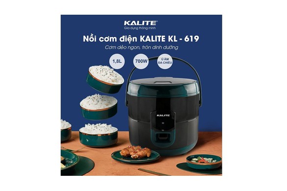 Nồi cơm điện Kalite 1.8 lít KL-619 (No.00771104)