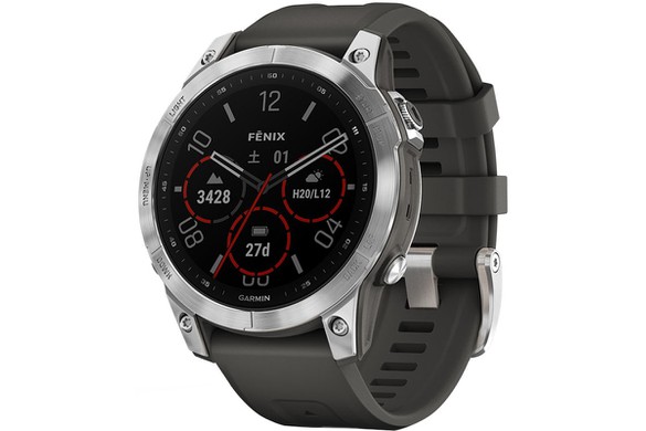 Đồng hồ thông minh Garmin Fenix 7, Màu Bạc với dây màu Xám Grapphite (No.00797999)