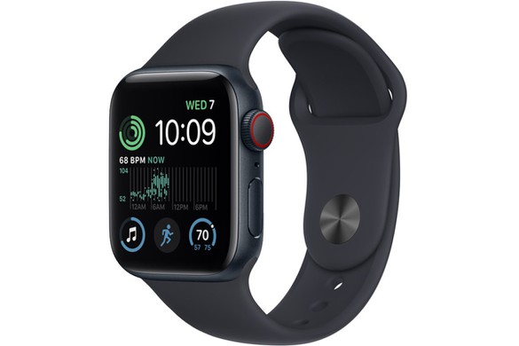 Apple Watch SE 2 GPS + Cellular 40mm viền nhôm dây cao su (No.00832934)