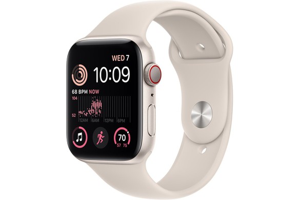 Apple Watch SE 2 GPS + Cellular 44mm viền nhôm dây cao su (No.00832932)