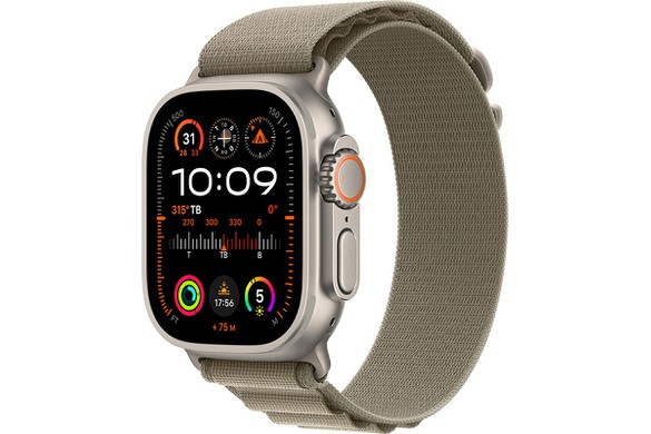 Apple Watch Ultra 2 GPS + Cellular 49mm viền Titanium Dây Alpine Loop cỡ nhỏ (No.00904461)
