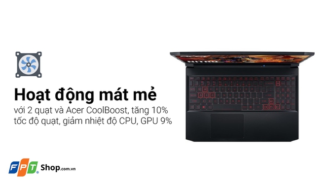 Laptop Acer Nitro Gaming AN515-57-5669 i5 11400H/8GB/512GB SSD/GeForce GTX 1650 4GB/Win11