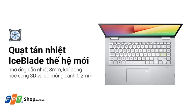 Laptop Asus Vivobook Flip TP470EA-EC346W i3 1115G4/4GB/512GB/14.0"FHDTouch/Win11