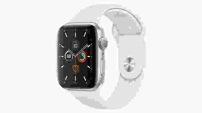 Tận dụng công nghệ hiện đại với Apple Watch S5 GPS dây cao su trắng. Hình ảnh cho thấy tính năng và thiết kế tuyệt vời của đồng hồ thông minh này, giúp bạn tiện lợi hơn trong việc giữ kết nối và quản lý sức khỏe.