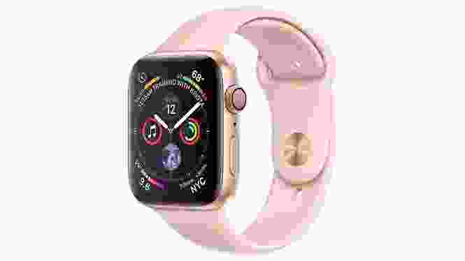 Apple Watch Series 4 GPS, 40mm dây cao su hồng - Trả góp 0 ...