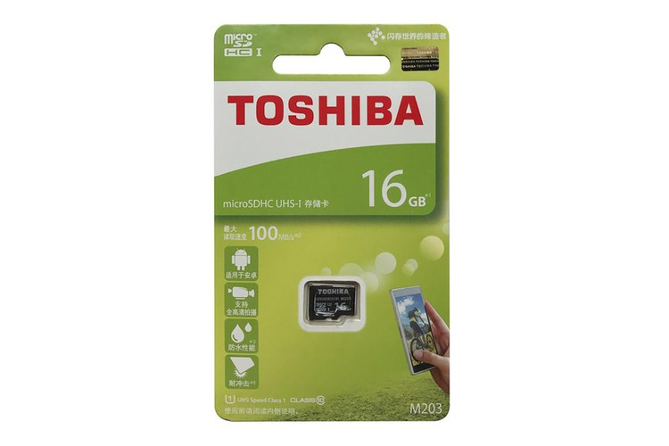 Thẻ nhớ Toshiba 16GB Class 10 UHS-1 M203 (No.00645118)