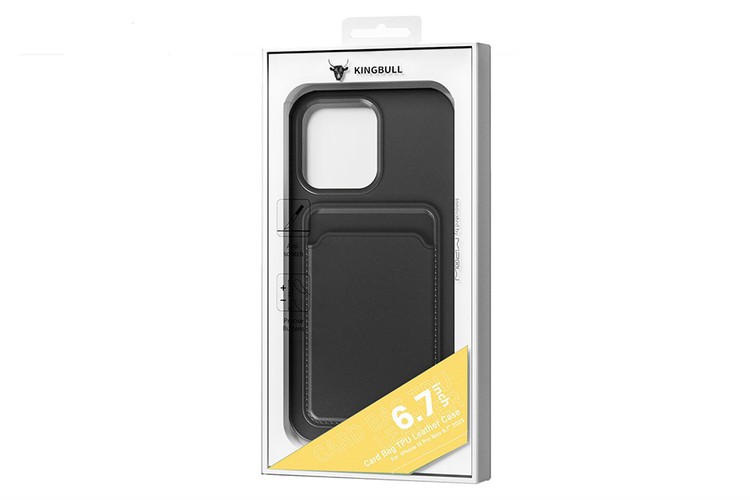 Ốp lưng bảo vệ iPhone 15 Promax Mipow silicon chống ố vàng, có khe đựng thẻ (No.00895150)