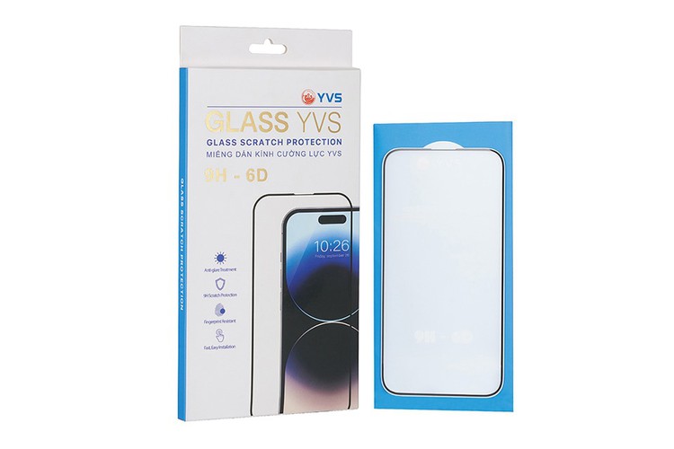 Miếng dán kính cường lực iPhone 15 Pro Max 6D YVS (No.00890659)
