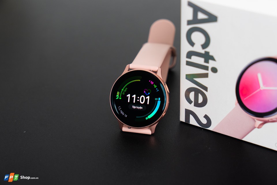 Galaxy Watch Active 2 40mm viền nhôm dây silicone