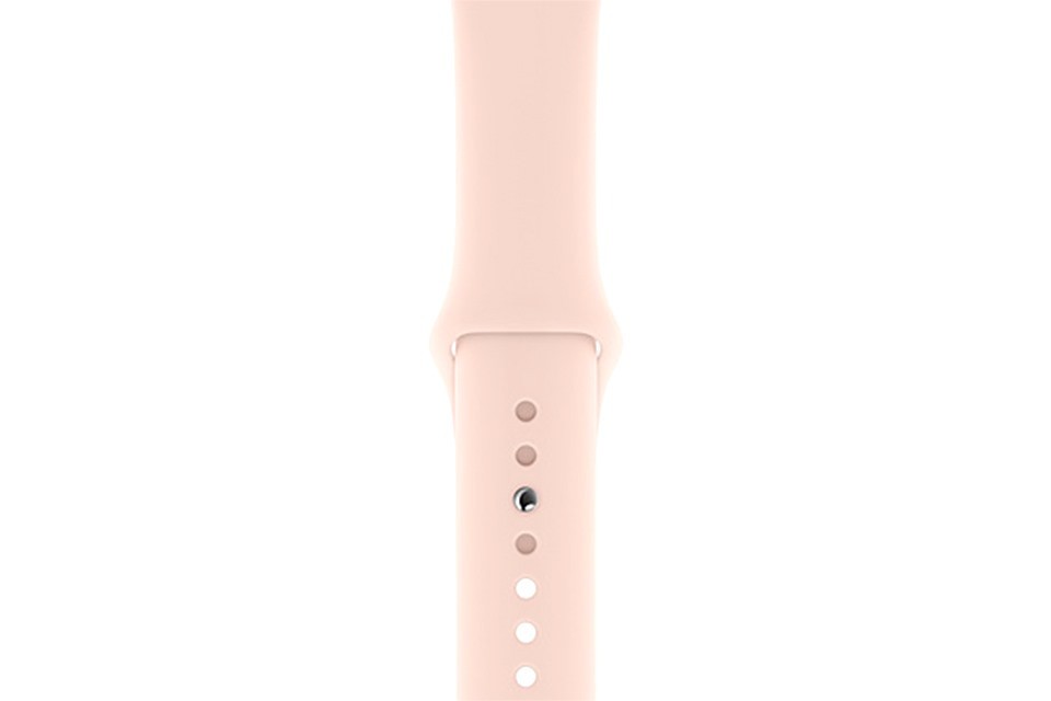 Apple Watch Series 5 GPS, 40mm viền nhôm vàng dây cao su hồng MWV72VN/A