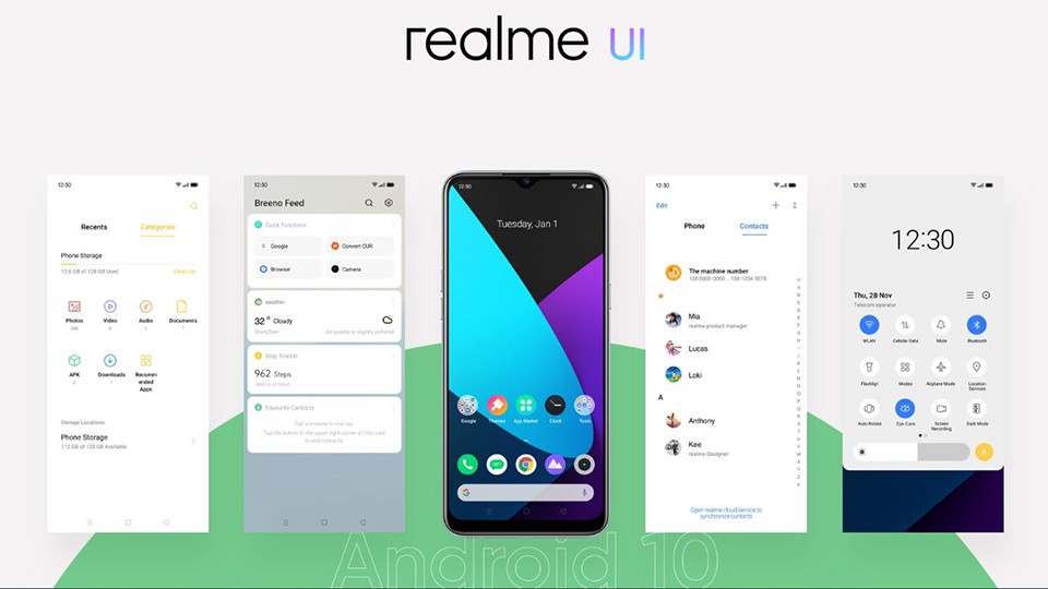 Realme 6i (4GB+128GB) Bộ giao diện Reame UI đơn giản và thú vị